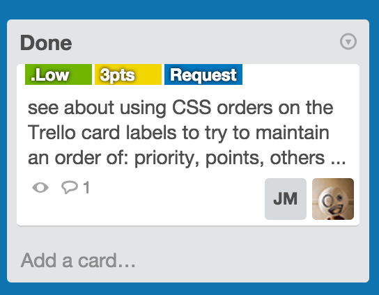 Trello Label Overrides