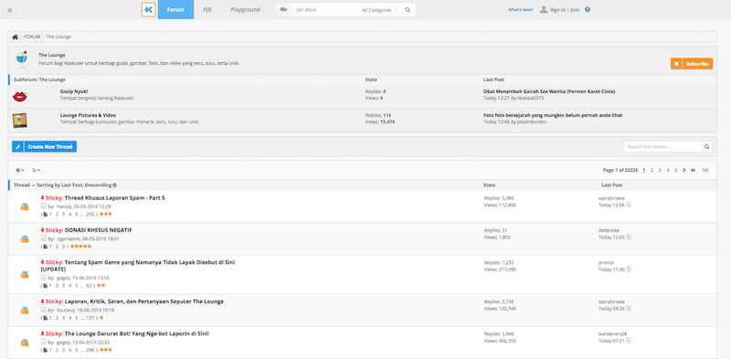 Kaskus Full Width - No Footer
