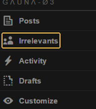 POI Irrelevants label