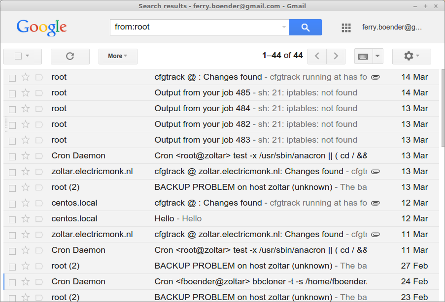 Gmail minimal
