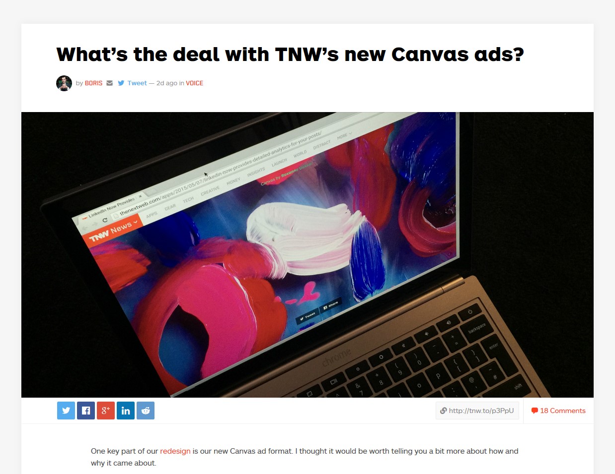 Undistract TheNextWeb - Removes 'canvas' adverts!