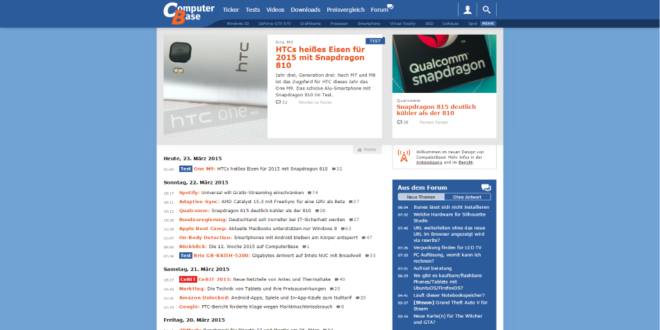 Computerbase Version 6: Alternatives Theme
