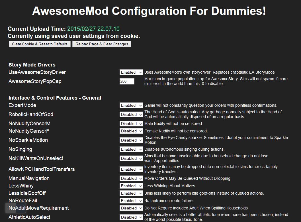 Awsome Config - Dark Grey
