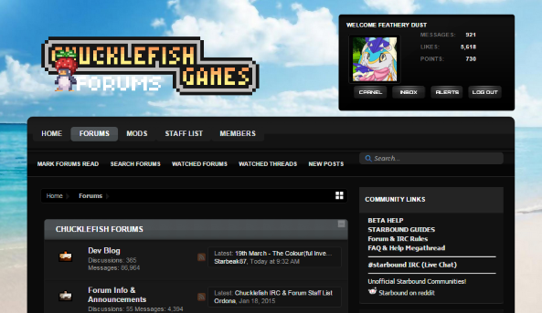 Relaxing Beach | Official Chucklefish Forums