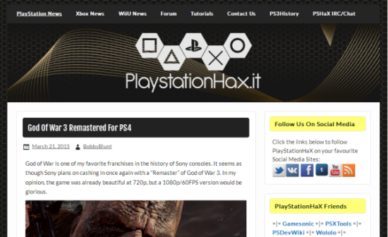 PlaystationHax alternate