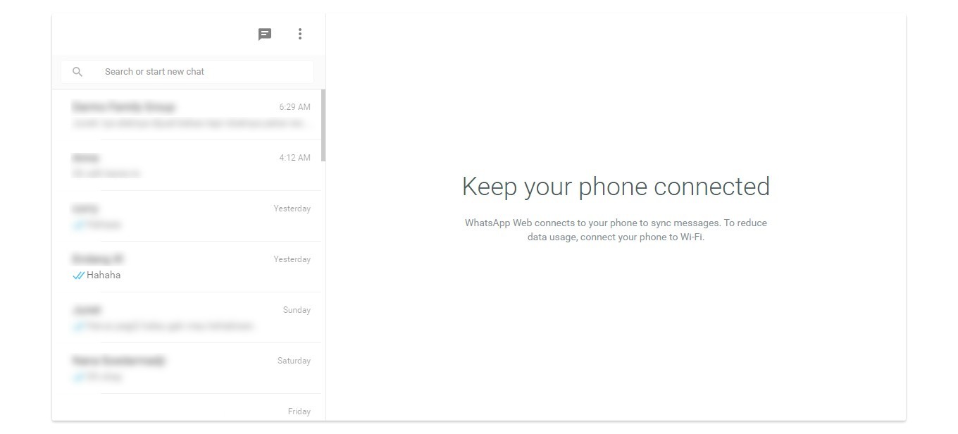 whatsapp clean white