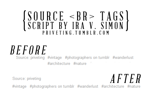 Source BR Tags