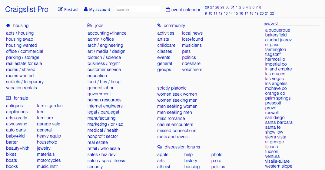 Craigslist Pro