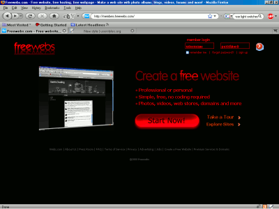 Freewebs - Evil Homepage