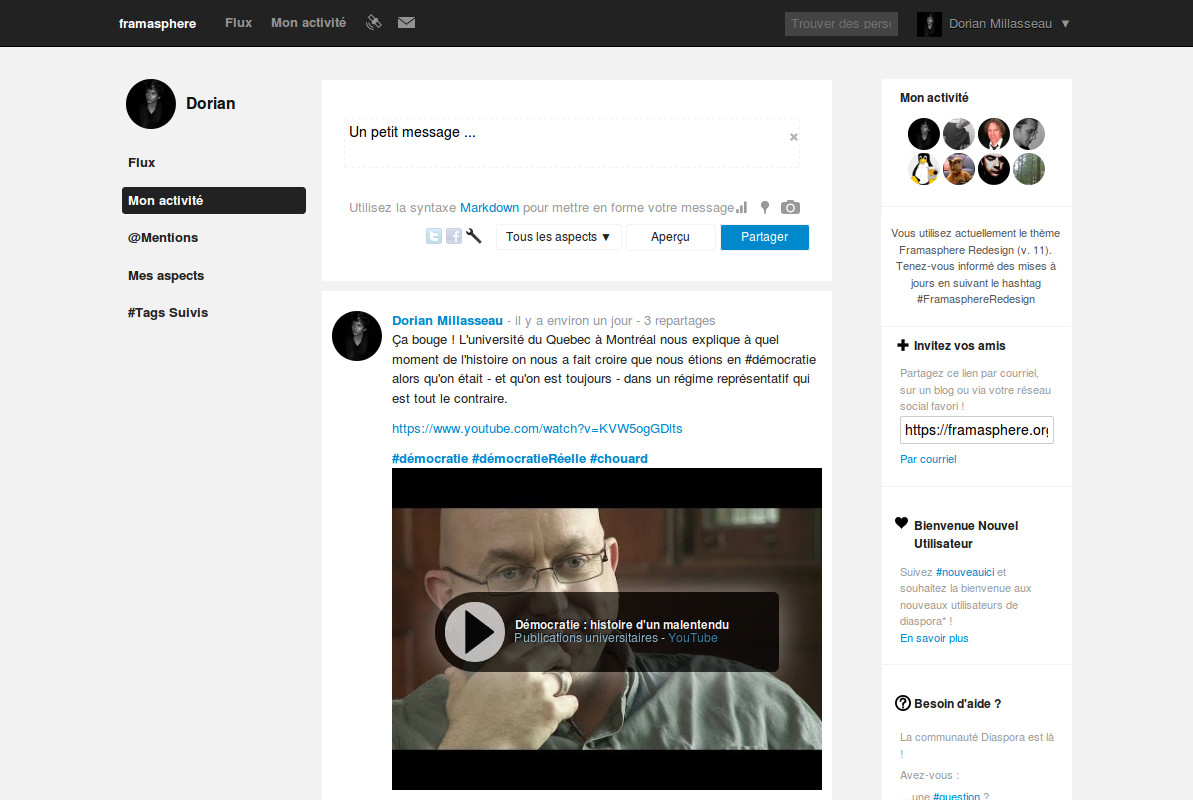 Framasphere Redesign