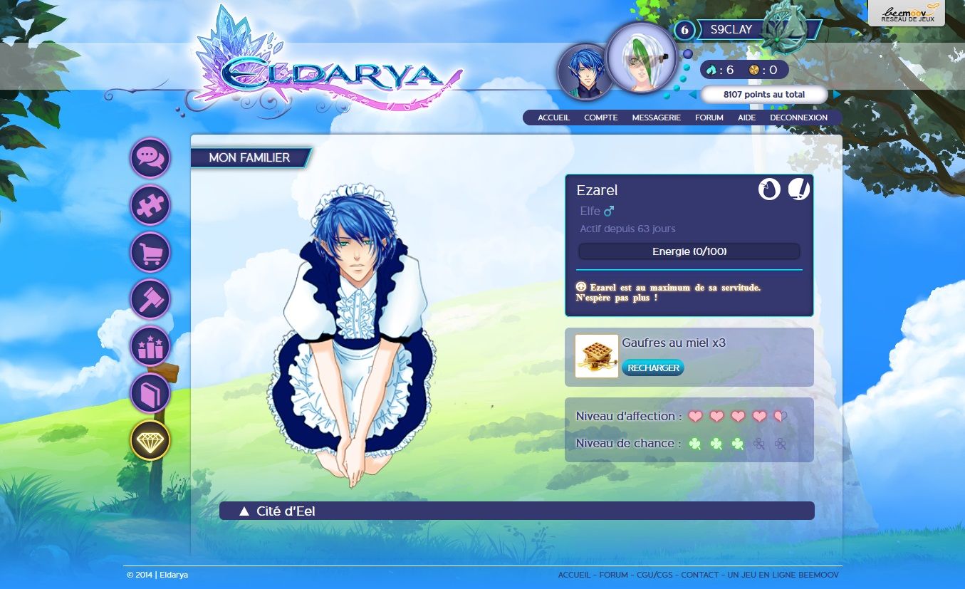 Eldarya - Ezarel le familier