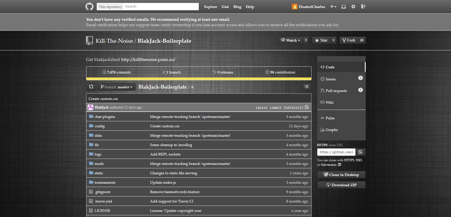 Github Grey Style