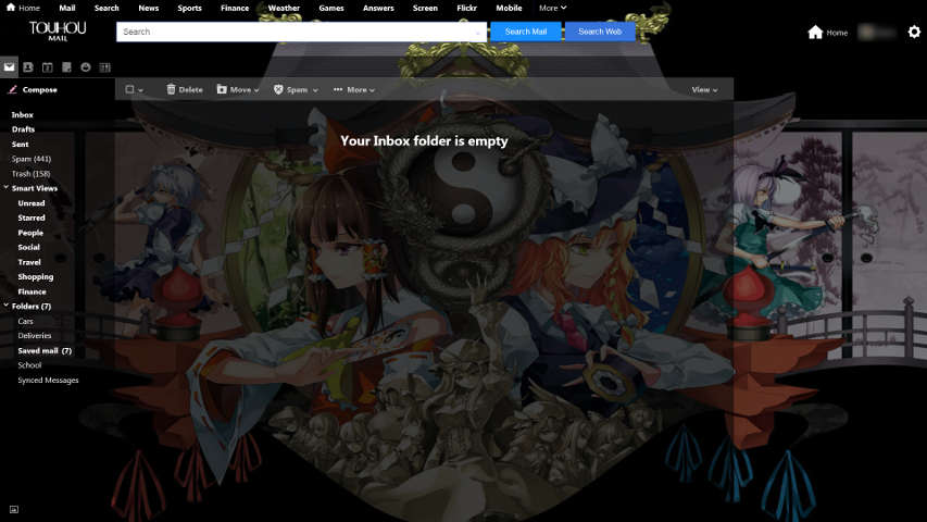 Touhoumail for Yahoo!