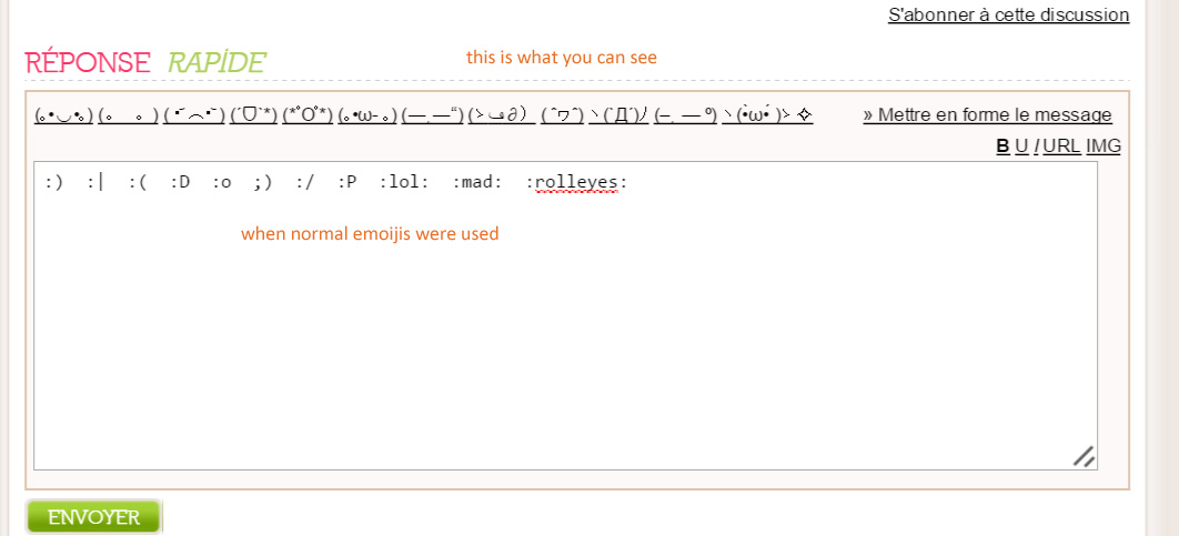 Amour Sucre/MCL forum tools