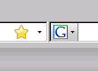 Splitter(1px)  Urlbar-Search Firefox3