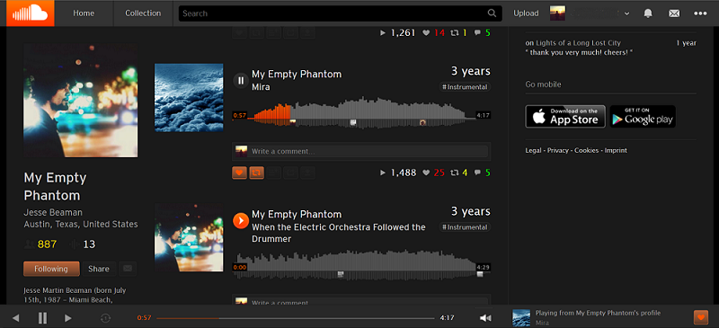 Soundcloud.com - Nightmode (Fix Player White)