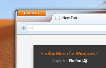 Firefox Menu for Windows 7