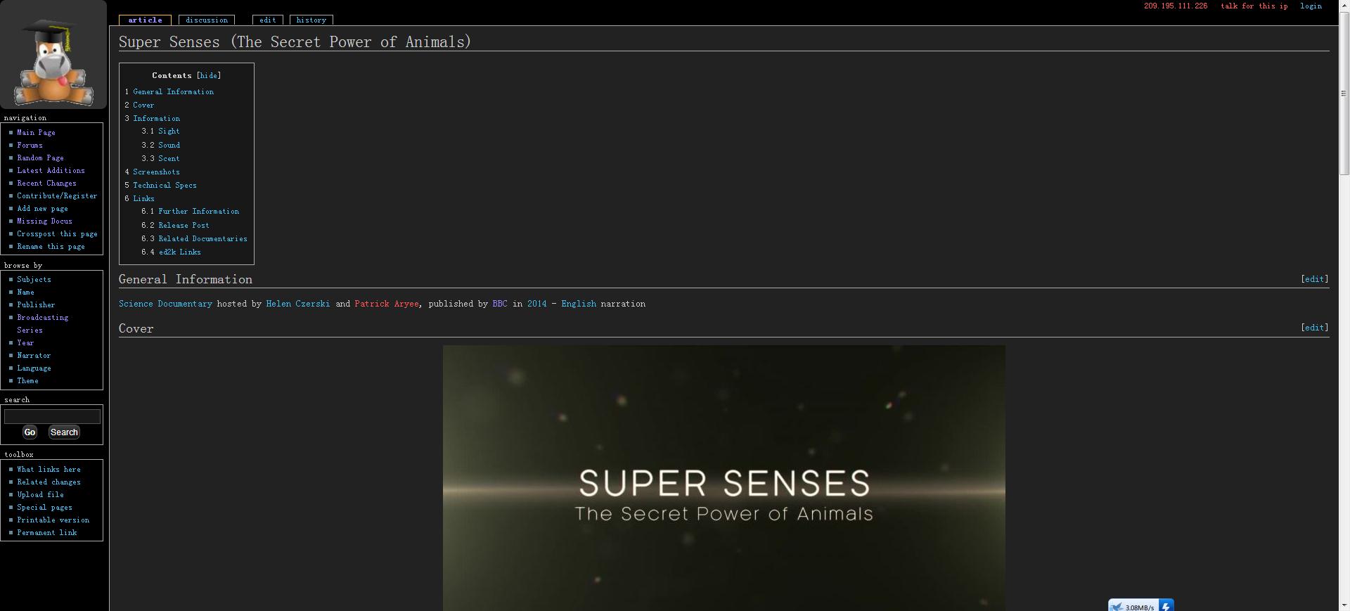 Dark DocuWiki