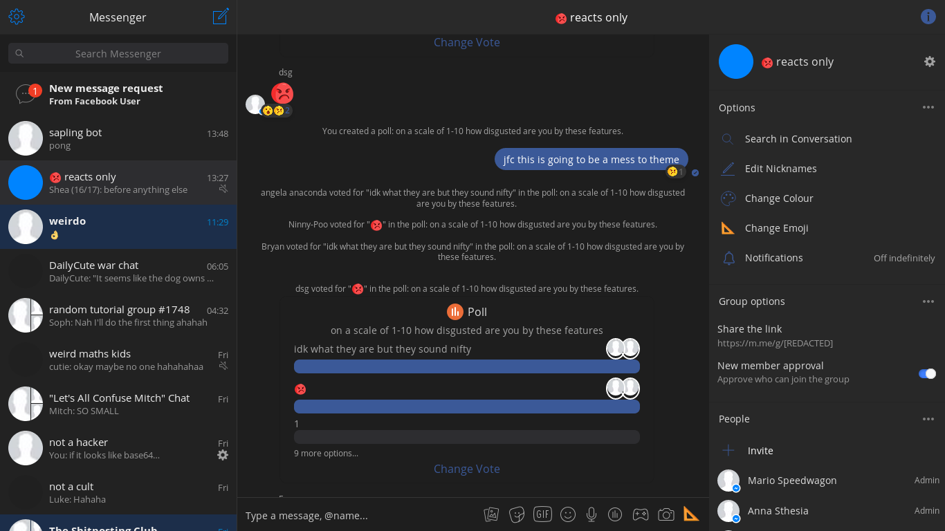 Facebook Messenger - the dark side