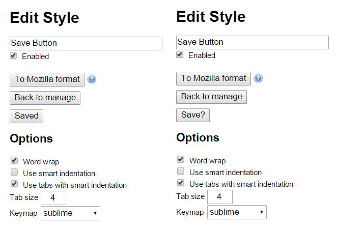 Editor for Chrome Save Button Switch