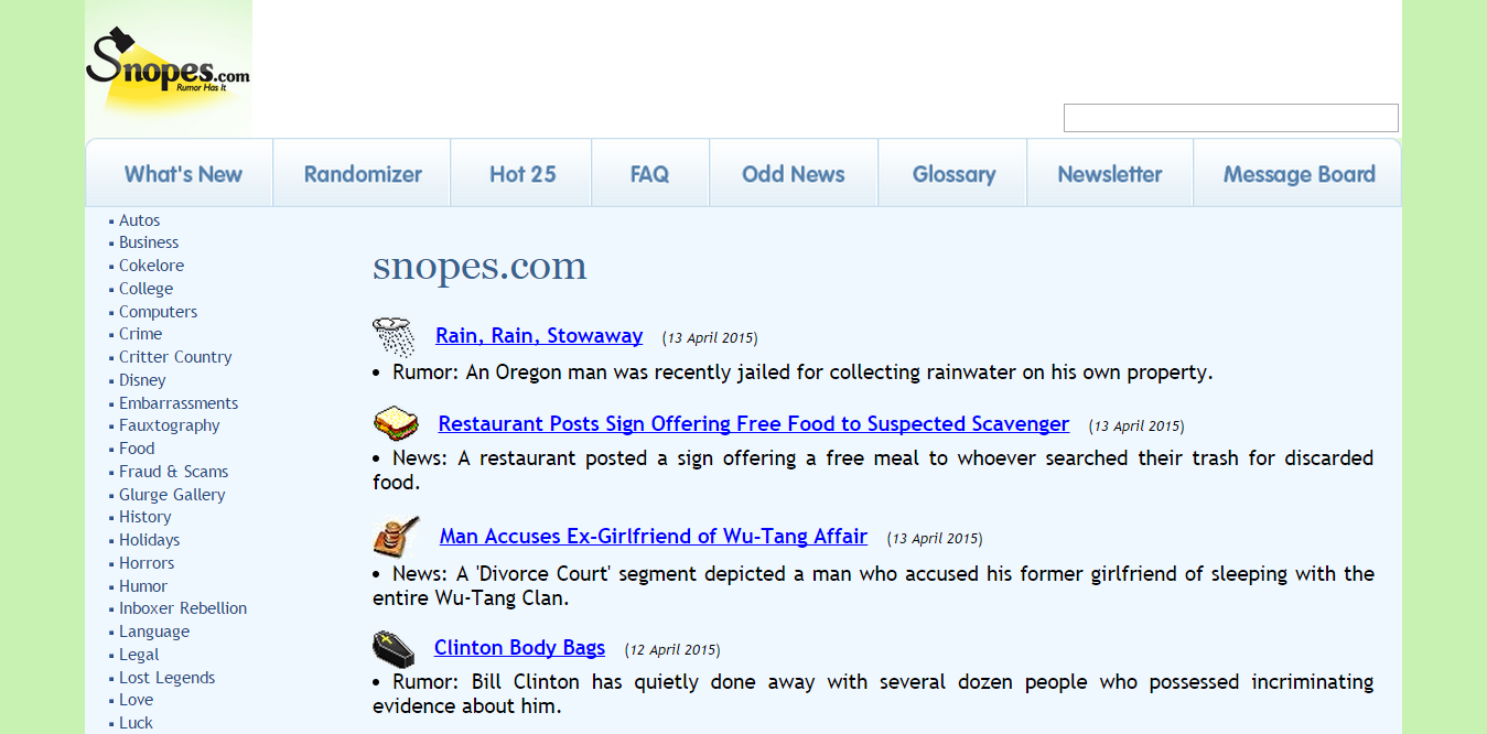 Declutter Series - Snopes