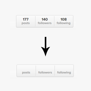 Instagram Hide followers