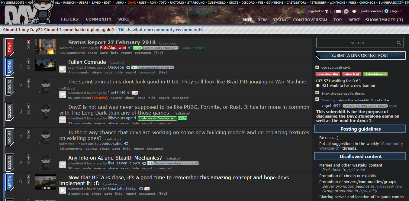 r/DayZ Dark & Headless