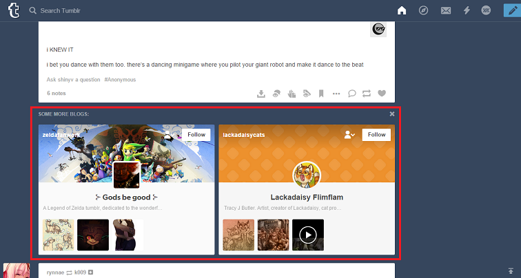 Tumblr - Remove Some More Blogs