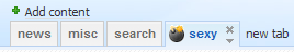 Netvibes.com - Slimmer tabs