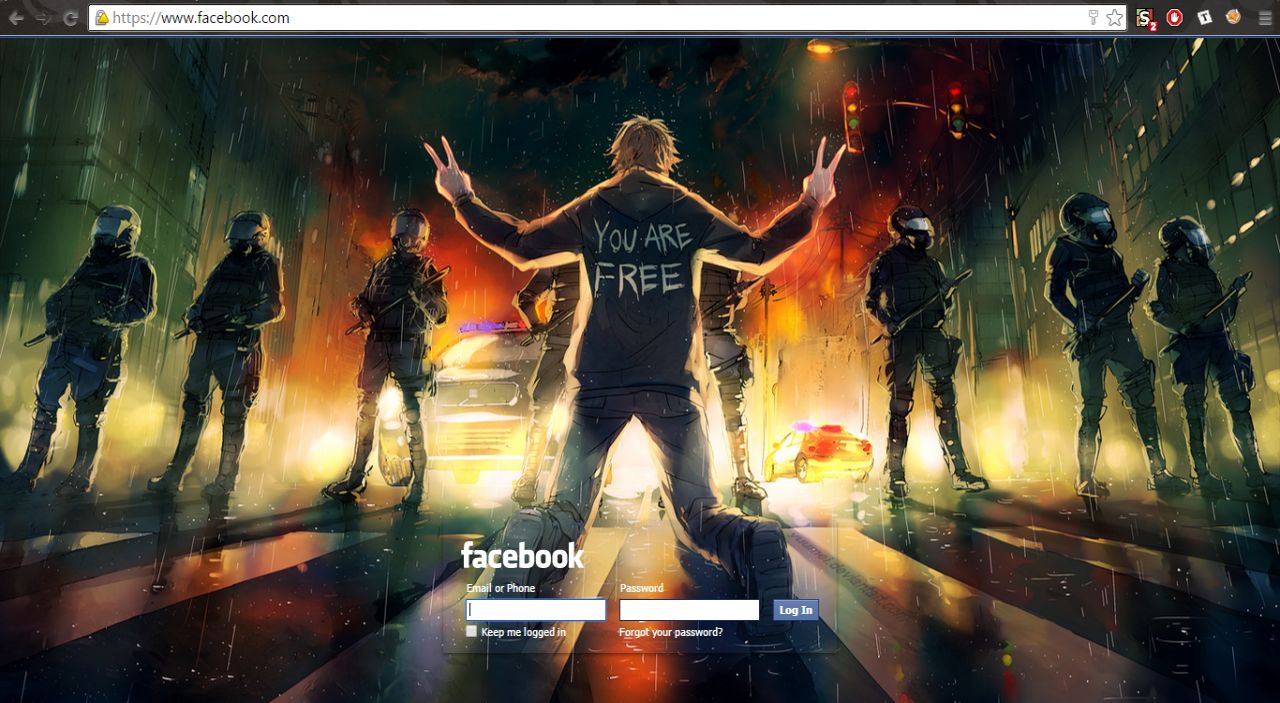 Facebook Login - You are Free
