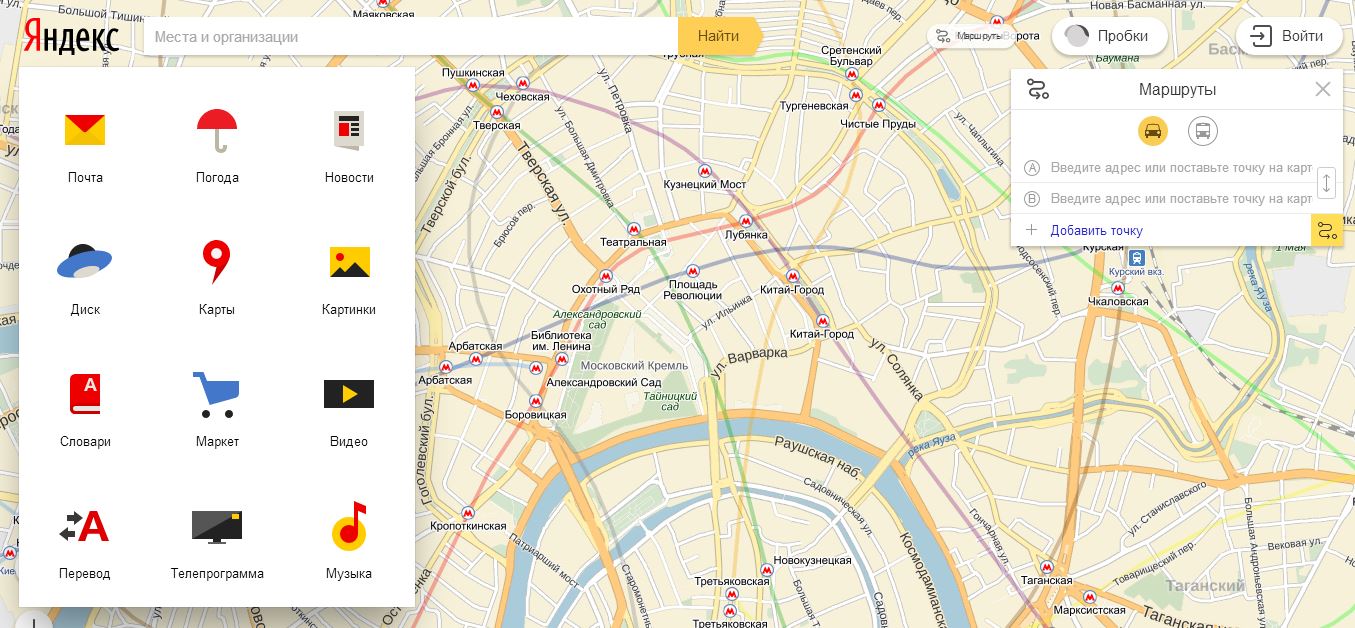 Yandex.map