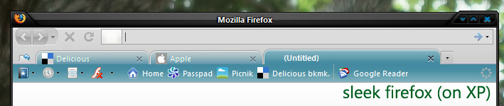 Sleek Firefox - Firefox loves XP