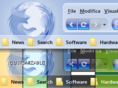 MBlue Nav-Toolbox BG Setup - Firefox Logo Ice