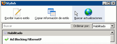 Stylish: Main window with buttons bigger.