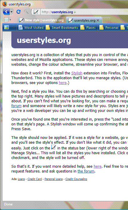 Firefox 3. Vista.