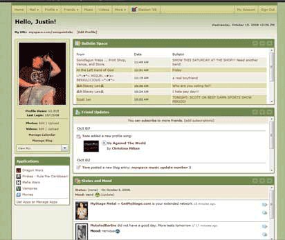 Myspace - New Style - Clean Greens