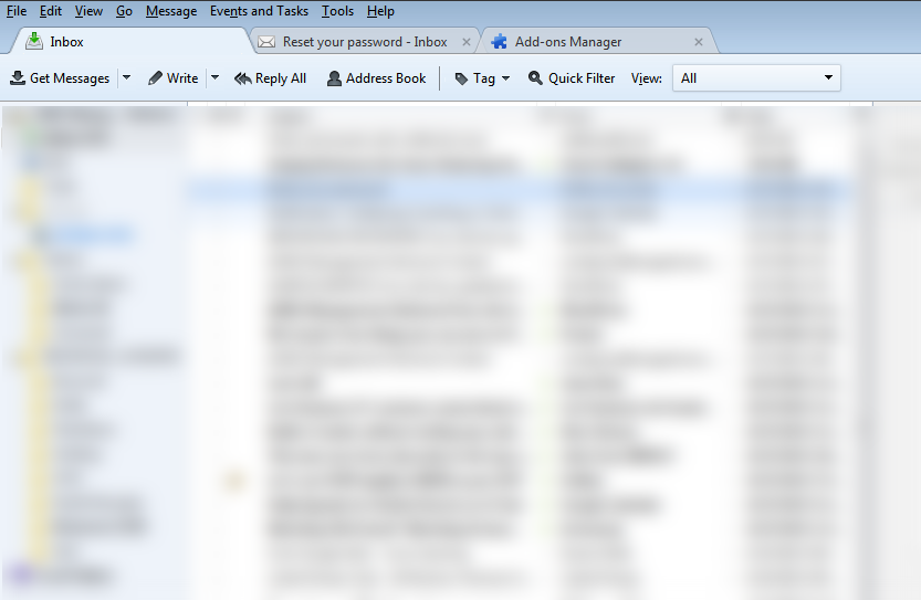 Chromified Bird - Chrome tab style for Thunderbird