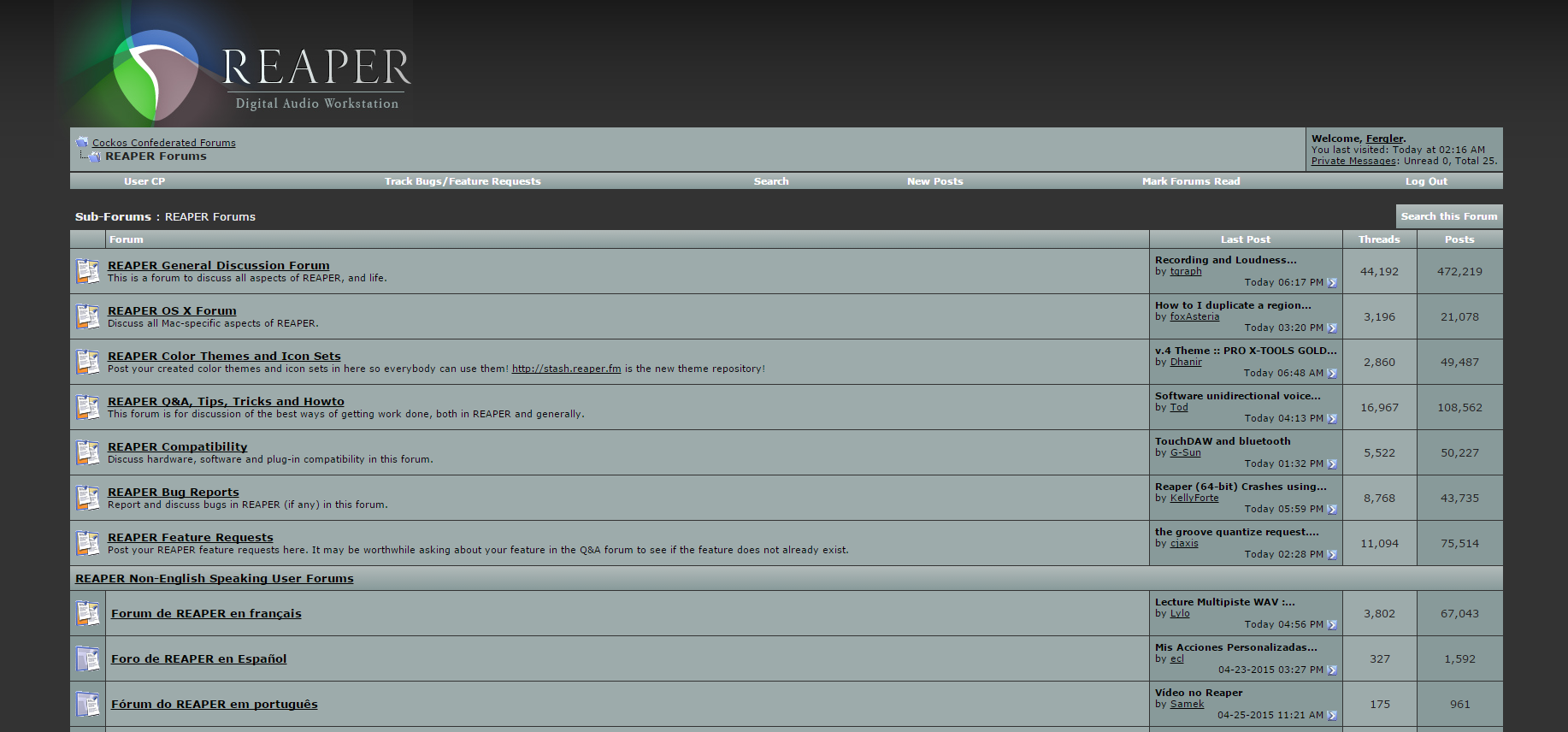 Cockos Reaper Forums