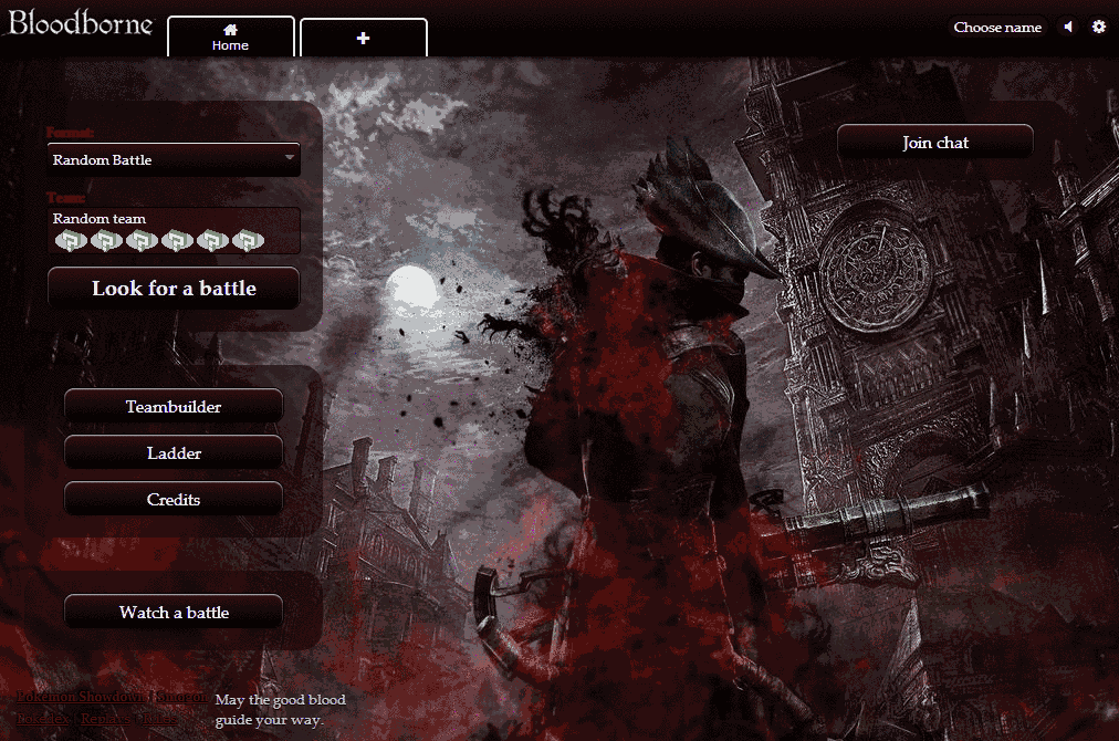 Pokemon Showdown Bloodborne