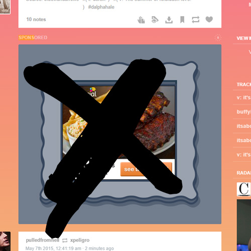 No Sponsored Ads on Dash