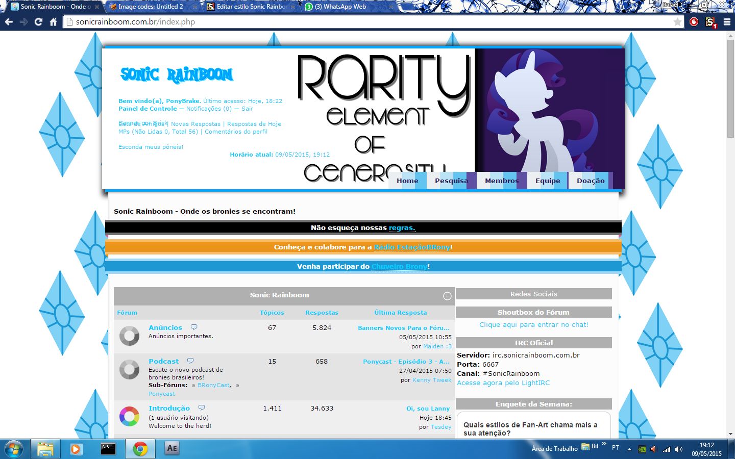 Sonic Rainboom Rarity Theme