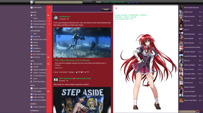 Rias Gremory High School DXD Anime Facebook