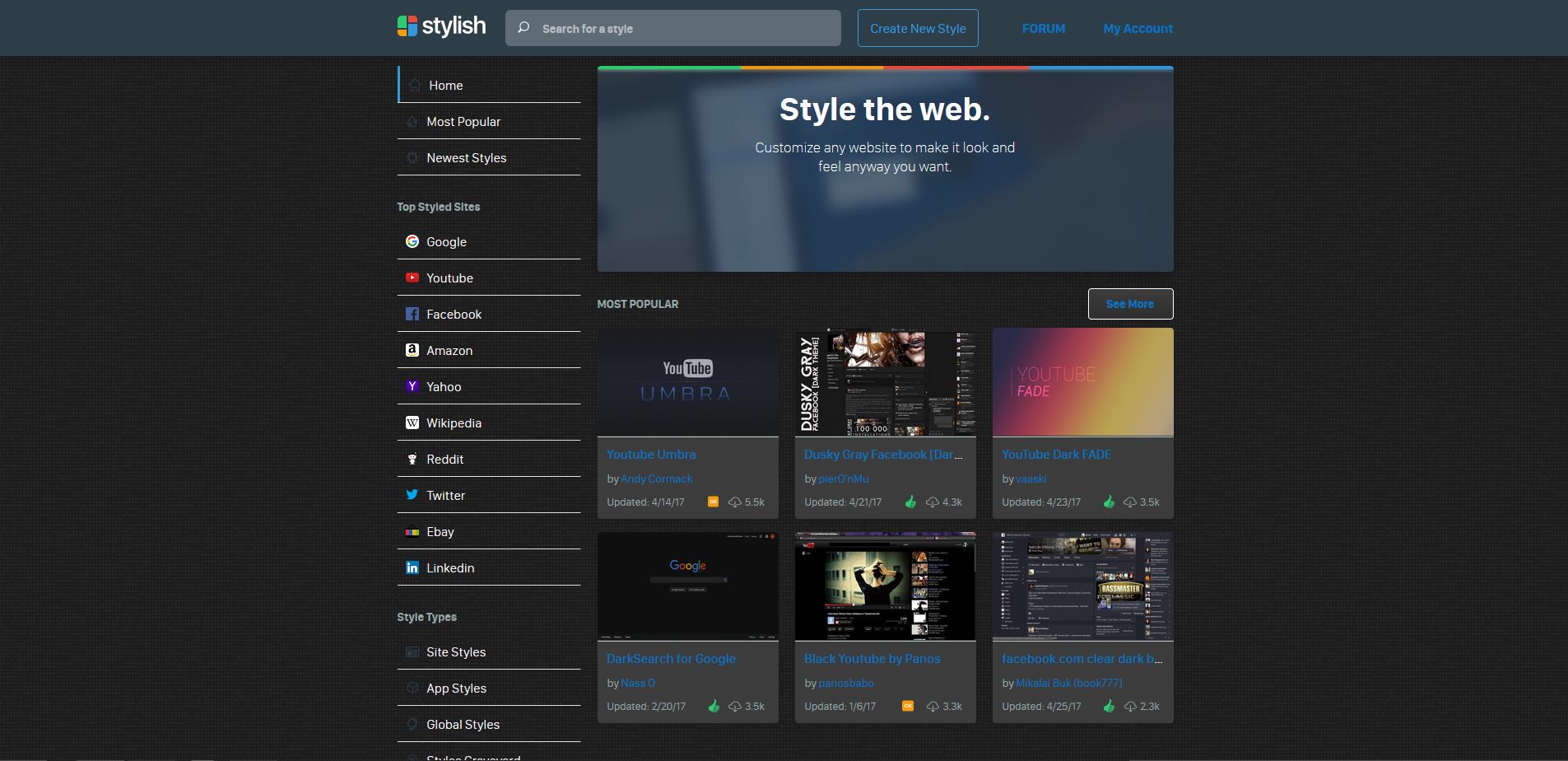 Dark - UserStyles