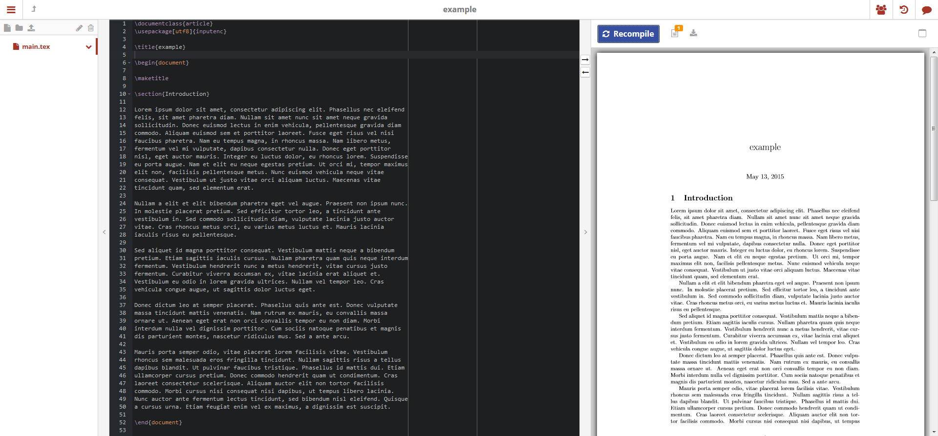 ShareLatex.com - 80 & 100 column code ruler