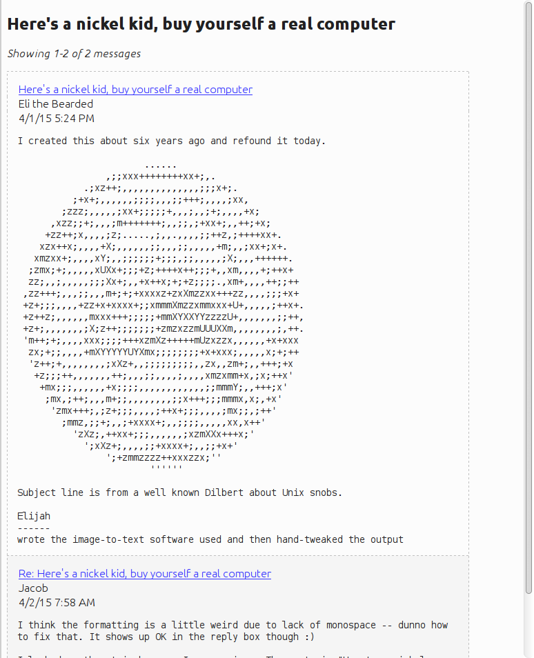 Google Groups - No Javascript