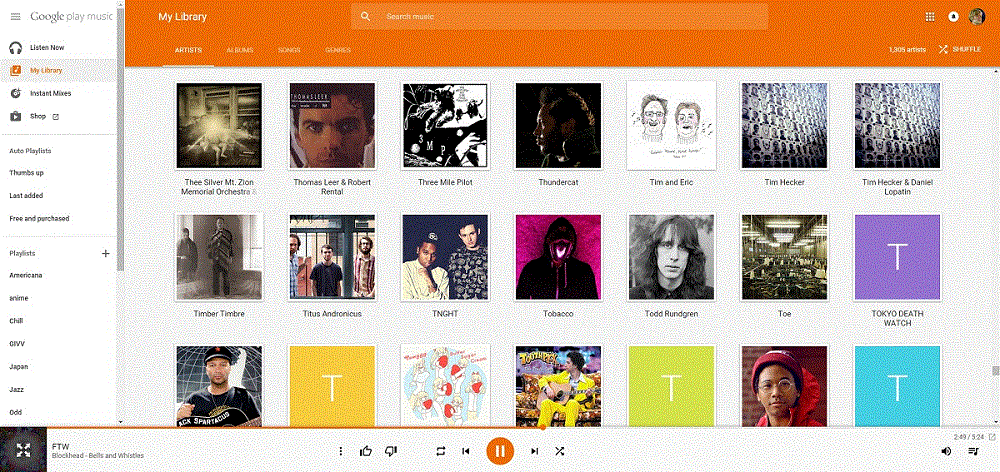 Google Music May 2015 Update - Fixed