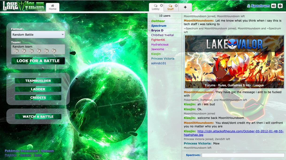 Lake Valor Rayquaza Style