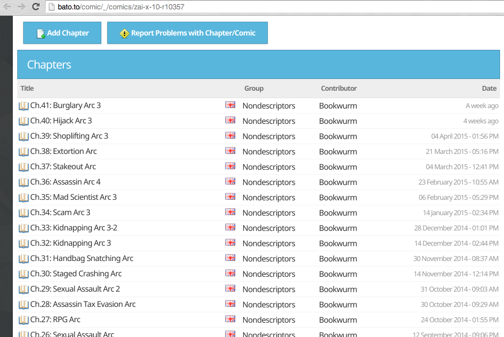 Batoto - English Only