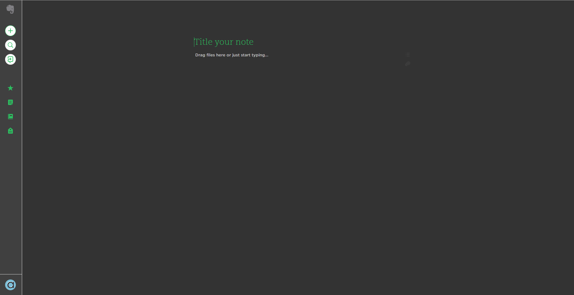 Dark Evernote