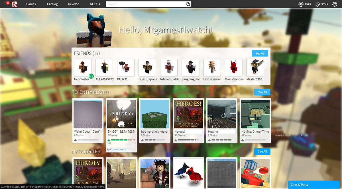 Roblox Landing